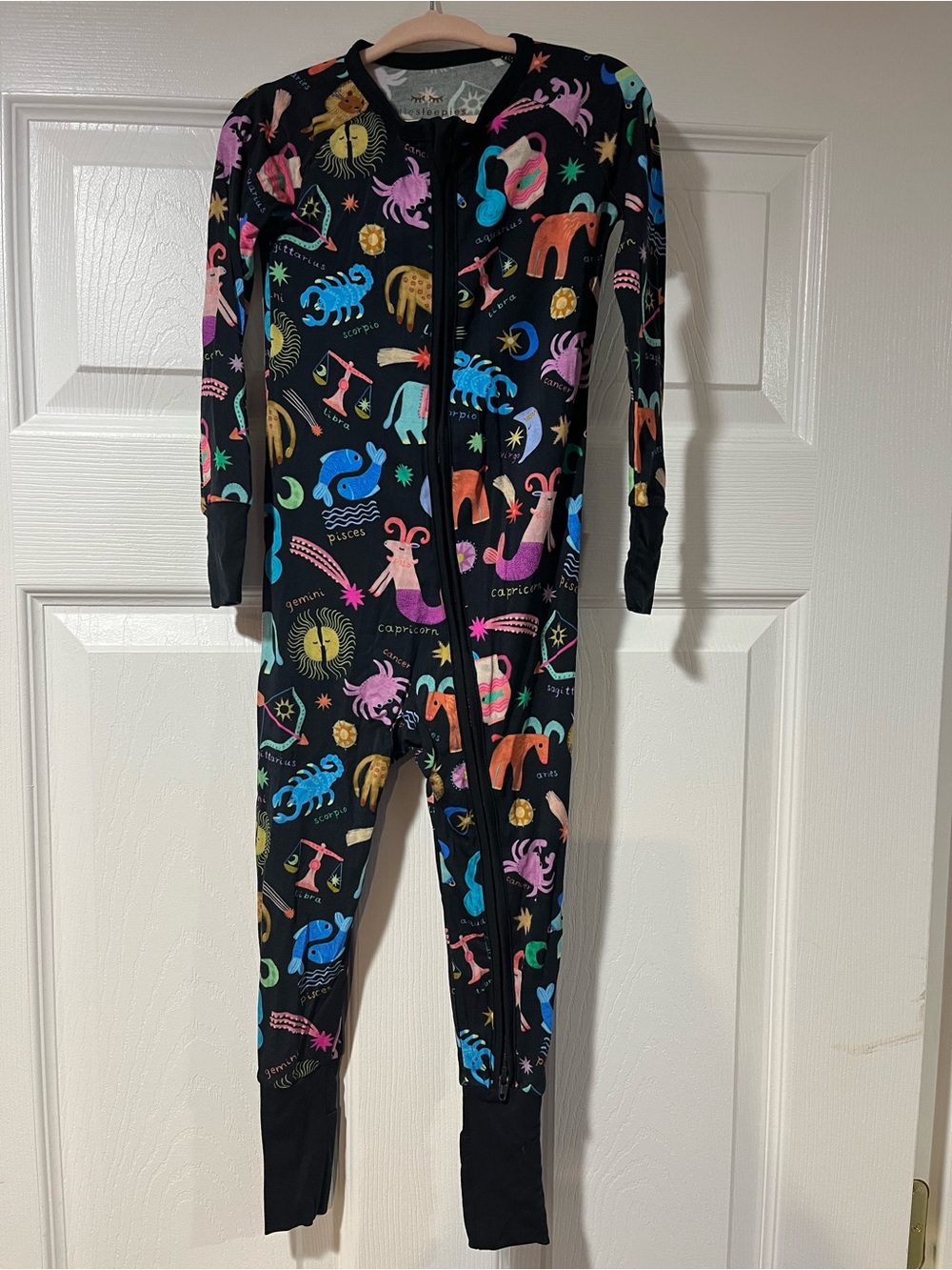 NWOT Little Sleepies 18-24m Star Signs Zodiac Print One-Piece Pajama